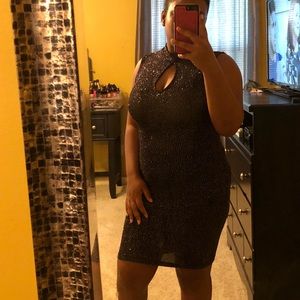 Black sparkly dress